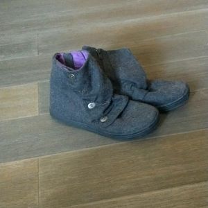Women's grey blowfish booties 8 1/2